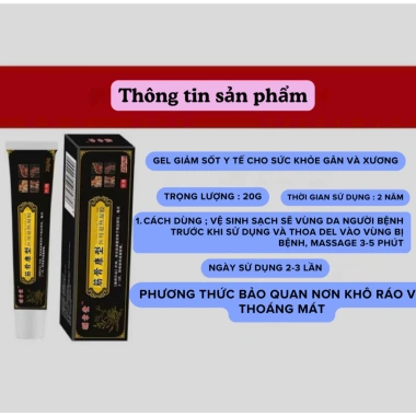 Gel hỗ trợ giảm đau xương khớp chính hãng - Giá 27.000đ, hiệu quả nhanh