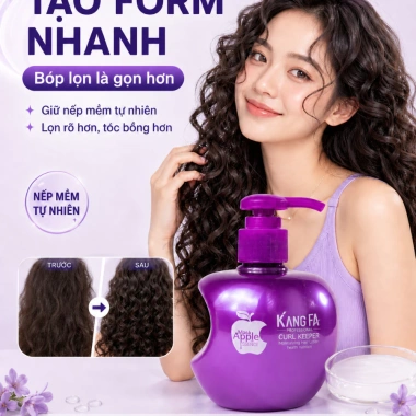 Gel Kang FA 260ml - Giữ nếp tóc xoăn mềm, dưỡng ẩm táo, phục hồi tóc khô xơ, giá 55k 3