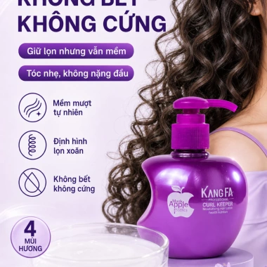 Gel Kang FA 260ml - Giữ nếp tóc xoăn mềm, dưỡng ẩm táo, phục hồi tóc khô xơ, giá 55k 4