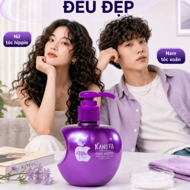Gel Kang FA 260ml - Giữ nếp tóc xoăn mềm, dưỡng ẩm táo, phục hồi tóc khô xơ, giá 55k 8