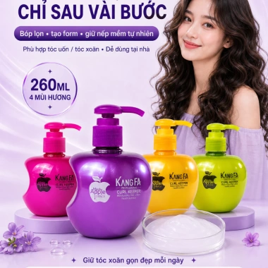 Gel Kang FA 260ml - Giữ nếp tóc xoăn mềm, dưỡng ẩm táo, phục hồi tóc khô xơ, giá 55k 9