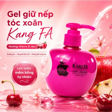 Gel Kang FA 260ml - Giữ nếp tóc xoăn mềm, dưỡng ẩm táo, phục hồi tóc khô xơ, giá 55k 10