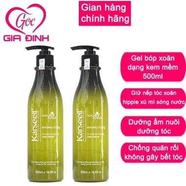 Gel Karseell Curly 500ml chính hãng - Giữ xoăn 24h, không bết, 159.000₫ 4 Gel Karseell Curly 500ml chính hãng - Giữ xoăn 24h, không bết, 159.000₫ 4