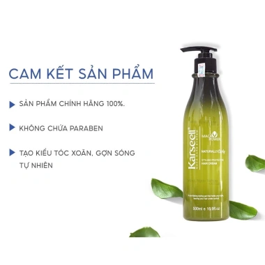 Gel Karseell Curly 500ml chính hãng - Giữ xoăn 24h, không bết, 159.000₫