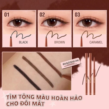 Gel kẻ mắt Pinkflash E13 Rosslyn chính hãng, chống thấm nước, lâu trôi 0.1g, chỉ 59.000₫ 5
