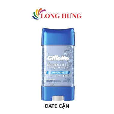 Gel khử mùi Gillette ClearShield 107g - 165.000, bảo vệ da, hương lâu trôi