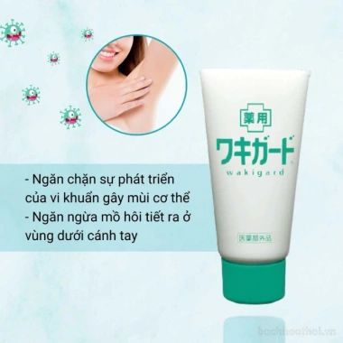 Gel Kobayashi Wakigard Nhật Bản 50ml - Khô thoáng, ngăn mùi, giá 209.000₫ 4 Gel Kobayashi Wakigard Nhật Bản 50ml - Khô thoáng, ngăn mùi, giá 209.000₫ 4