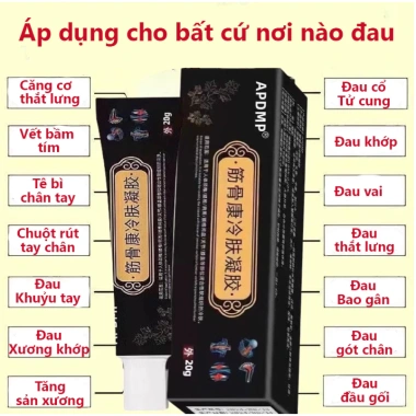 Gel lạnh 20g Bôi Xương Khớp Đau Cơ Căng Cơ, Giảm Sưng và Bong Gân, Giảm Đĩa Đệm - Giá chỉ 12.000đ 5
