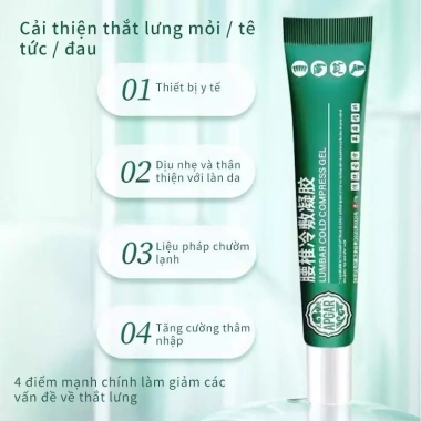 Gel Lạnh giảm đau nhức xương khớp, cơ căng mọi vị trí - Giảm còn 65.000đ