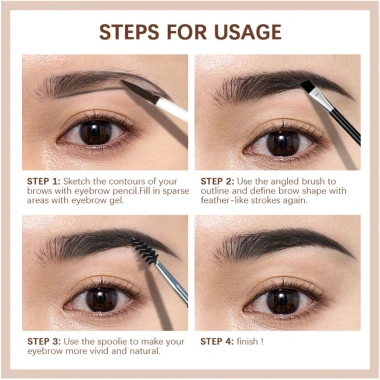 Gel Lông Mày 4 Màu Chống Thấm Nước Dễ Áp Dụng Lâu Dài Không Lem Nâu Đen Nâu Khói Xám 6g 6 Gel Lông Mày 4 Màu Chống Thấm Nước Dễ Áp Dụng Lâu Dài Không Lem Nâu Đen Nâu Khói Xám 6g 6