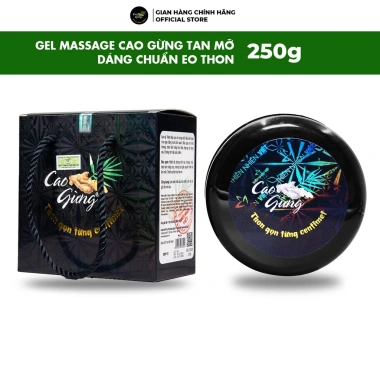 Gel Massage Cao Gừng 250g - Giảm Đau Cơ, Thư Giãn Tối Ưu, Giá 380.000 VND