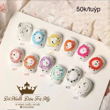 Gel màu trang trí rẻ vô đối 50k - Đánh giá cao, màu sắc rực rỡ, phù hợp làm nail art