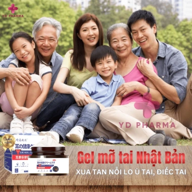 Gel Mỡ Thảo Mộc Tiêu Biến Ư Tai Nhật Bản - Bỏ tiếng ù, giảm áp lực, ngừa điếc | YD Pharm 99k 8