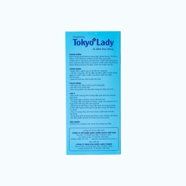 Gel phụ khoa Tokyo Lady hộp 5 bút - Giảm đau, an toàn, giá ưu đãi 230.000 VND 5