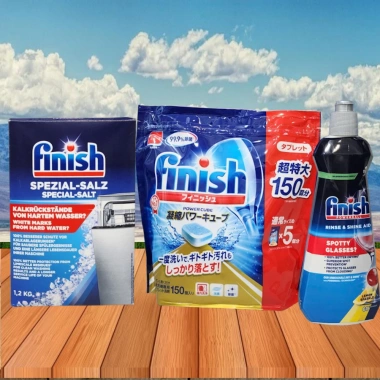 Gel rửa bát Finish Eco 0% 900ml - Xà phòng hữu cơ cho máy rửa bát, giá chỉ 149.000₫