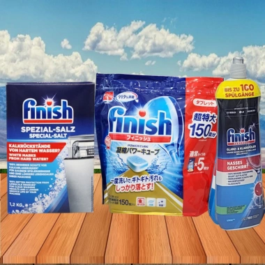 Gel rửa bát Finish Eco 0% 900ml - Xà phòng hữu cơ cho máy rửa bát, giá chỉ 149.000₫
