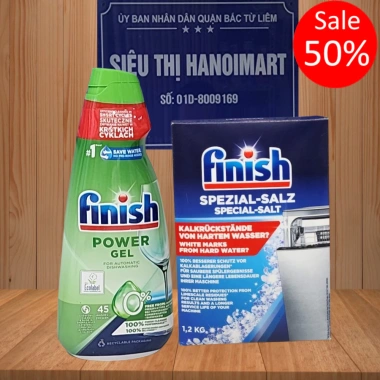 Gel rửa bát Finish Eco 0% 900ml - Xà phòng hữu cơ cho máy rửa bát, giá chỉ 149.000₫ 7 Gel rửa bát Finish Eco 0% 900ml - Xà phòng hữu cơ cho máy rửa bát, giá chỉ 149.000₫ 7