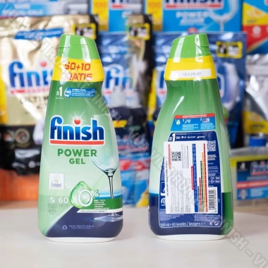 Gel rửa bát FINISH Eco 0% Max 650-1.000ml - tẩy rửa máy rửa chén chính hãng, 185.000đ