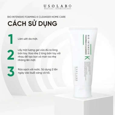 Gel Rửa Mặt Dịu Nhẹ BIO FOAMING K CLEANSER 120ml - Làm Sạch Da, Giá Ưu Đãi 528k