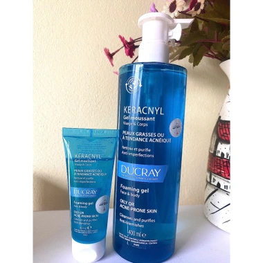 Gel rửa mặt Ducray Keracnyl cho da dầu mụn - Giảm giá bill Pháp, chỉ 255.000đ 4 Gel rửa mặt Ducray Keracnyl cho da dầu mụn - Giảm giá bill Pháp, chỉ 255.000đ 4