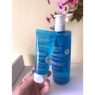 Gel rửa mặt Ducray Keracnyl cho da dầu mụn - Giảm giá bill Pháp, chỉ 255.000đ