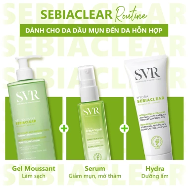 Gel rửa mặt SVR Sebiaclear 55ml - Không chứa xà phòng, kiểm soát da dầu mụn 6