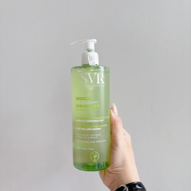 Gel Rửa Mặt SVR Sebiaclear Gel Moussant 200-400ml - Kiểm Soát Dầu, Ngừa Mụn, Giá 150k