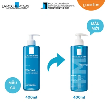 Gel Rửa Mặt Tạo Bọt La Roche-Posay 400ml Da Dầu Soát Bã Nhờn Ưu Đãi 557k