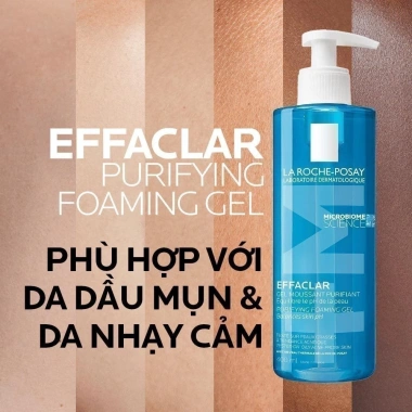 Gel Rửa Mặt Tạo Bọt La Roche-Posay 400ml Da Dầu Soát Bã Nhờn Ưu Đãi 557k
