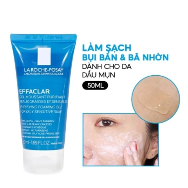 Gel rửa mặt tạo bọt La Roche-Posay Effaclar Purifying - Làm sạch sâu, giảm nhờn da dầu nhạy cảm, giá 45.157₫ 6 Gel rửa mặt tạo bọt La Roche-Posay Effaclar Purifying - Làm sạch sâu, giảm nhờn da dầu nhạy cảm, giá 45.157₫ 6