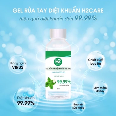 Gel Rửa Tay Khô Không Trùng Sạch Khuẩn H2CARE - 16.500 VND (giảm từ 20.790) 2
