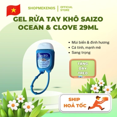 Gel Rửa Tay Khô Saizo Mini 29ml Kèm Dây Treo Thích Hợp Đi Học và Đi Chơi Giá 32.000 VND 3