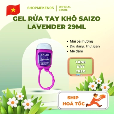 Gel Rửa Tay Khô Saizo Mini 29ml Kèm Dây Treo Thích Hợp Đi Học và Đi Chơi Giá 32.000 VND 8