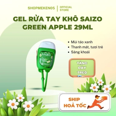Gel Rửa Tay Khô Saizo Mini 29ml Kèm Dây Treo Thích Hợp Đi Học và Đi Chơi Giá 32.000 VND 10