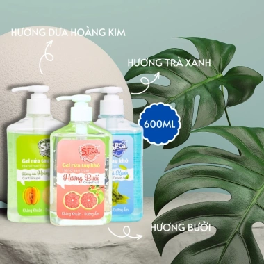 Gel Rửa Tay Khô SPCA 600ml Hương Dưa Lưới - Sát Khuẩn, Bảo Vệ Da Tay 2