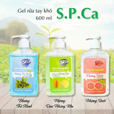 Gel Rửa Tay Khô SPCA 600ml Hương Dưa Lưới - Sát Khuẩn, Bảo Vệ Da Tay 3