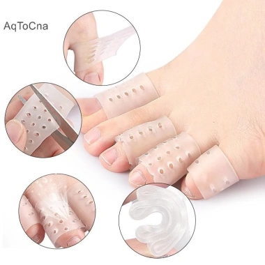 Gel Silicon Ngón Chân Aqtocna - Bảo Vệ Ống Ngón, Ngăn Vỉ, Chống Sương Mù, Thoáng Khí 2