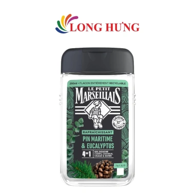 Gel tắm 92% hữu cơ Le Petit Marseillais 4 in 1 250ml - Giá chỉ 189.000đ