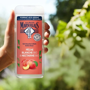 Gel tắm 92% hữu cơ Le Petit Marseillais 650ml - Dưỡng ẩm, giảm giá chỉ 289.000 dong