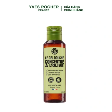 Gel Tắm Cô Đặc Hương Oliu Yves Rocher Petitgrain 100ml - Dưỡng ẩm, hương Olive và Petitgrain, giảm giá 180k