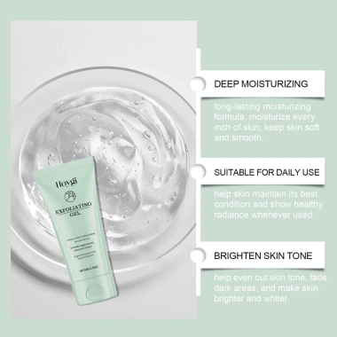 Gel Tẩy Da Chết 1/2 Cái 50g - Làm Sáng Da, Loại Bỏ Mụn Đầu Đen, Sạch Sửa Da