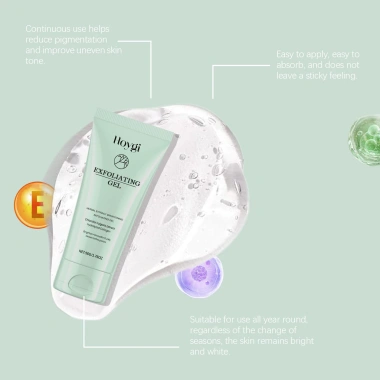 Gel Tẩy Da Chết 1/2 Cái 50g - Làm Sáng Da, Loại Bỏ Mụn Đầu Đen, Sạch Sửa Da