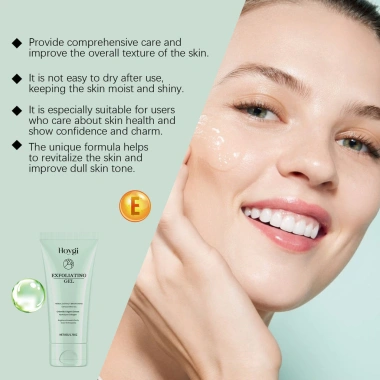Gel Tẩy Da Chết 1/2 Cái 50g - Làm Sáng Da, Loại Bỏ Mụn Đầu Đen, Sạch Sửa Da