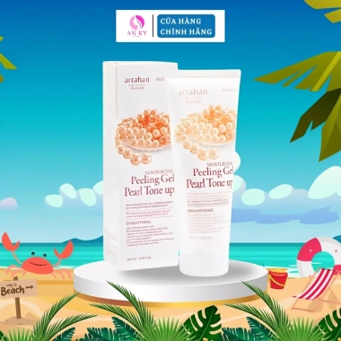 Gel Tẩy Da Chết Arrahan Ngọc Trai Peeling Gel Hàn Quốc 180ml - Giá 90.000, da sáng mịn