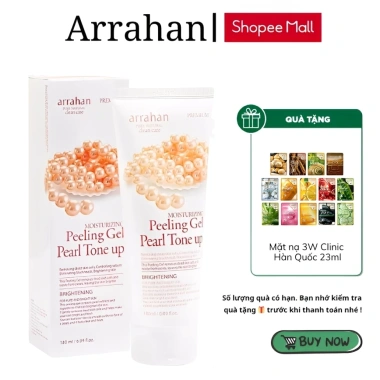 Gel Tẩy Da Chết Arrahan Ngọc Trai Peeling Hàn Quốc 180ml – Da Sáng Mịn, Giá 99.000₫