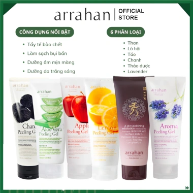 Gel tẩy da chết Arrahan Pelling Gel Hàn Quốc 180ml, tự nhiên, chỉ 69.000₫