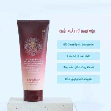 Gel tẩy da chết Arrahan Pelling Gel Hàn Quốc 180ml, tự nhiên, chỉ 69.000₫ 9 Gel tẩy da chết Arrahan Pelling Gel Hàn Quốc 180ml, tự nhiên, chỉ 69.000₫ 9