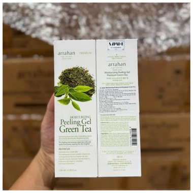 Gel Tẩy Da Chết Arrahan Trà Xanh Peeling Gel Hàn Quốc 180ml Giá 99k Da Sáng Mịn