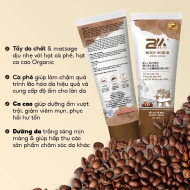 Gel Tẩy Da Chết Ca Phê 2Mskin - Da mịn sáng, giảm giá 60.000₫ (giá gốc 75.600₫) 3