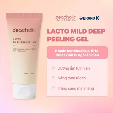 Gel Tẩy Da Chết PEACHOLIC Lacto Mild Peeling 100ml - Dịu Nhẹ, Tái Tạo Da, Giá 299k 7